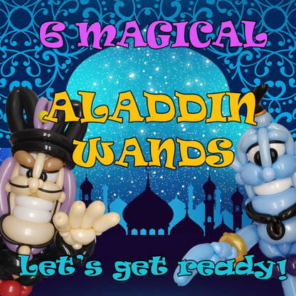 ALADDIN  BALLOONS WANDS