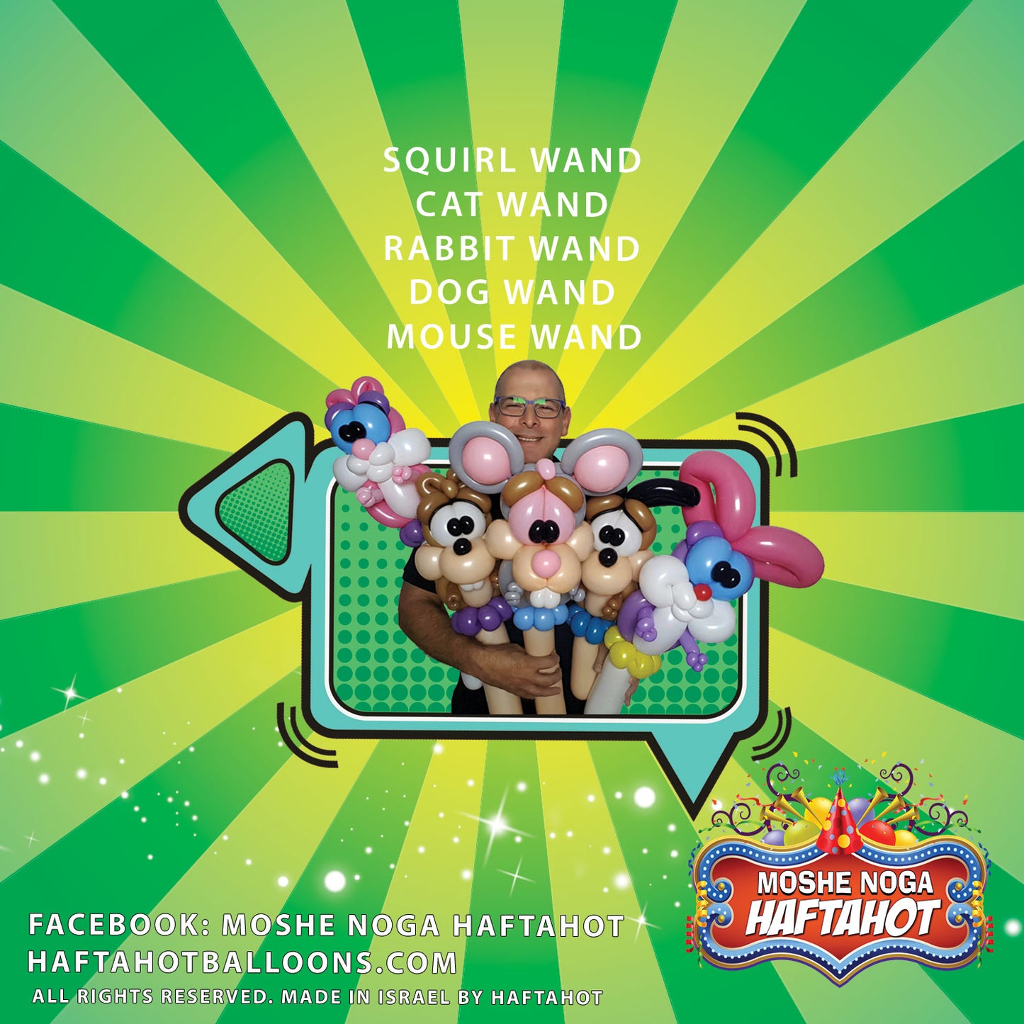 ANIMAL BALLOONS WANDS