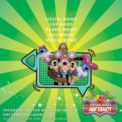 ANIMAL BALLOONS WANDS